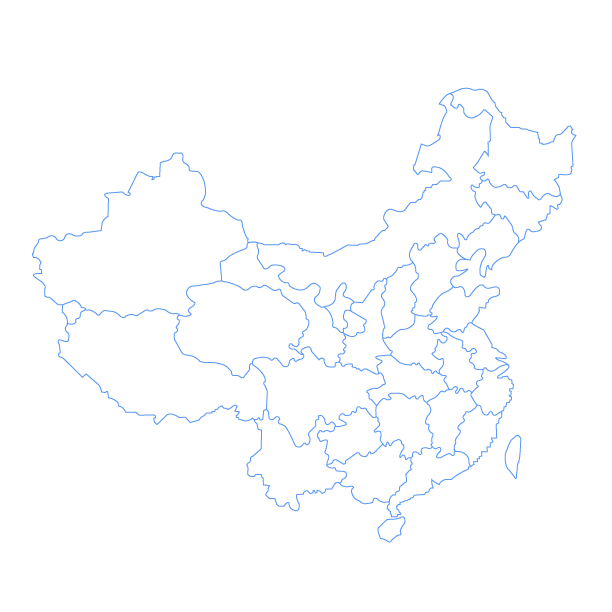 中国网络节点分布图